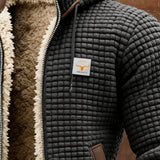 Men's Sherpa Lined Knit Zip Jacket