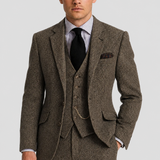 Men's Brown Tweed Blazer
