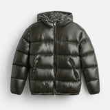 Men's Hooded Quilted Puffer Jacket