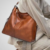 Women's Elegant Black Leather Bag