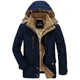 Men's Hooded Sherpa Lined Parka Jacket