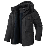 Men's Hooded Sherpa Lined Utility Parka