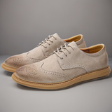 Men's Suede Casual Oxford Shoes