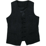 Men's Green Tweed Knitted Vest