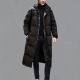 Men's Long Quilted Puffer Coat
