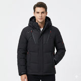 Men's Hooded Quilted Winter Puffer Jacket