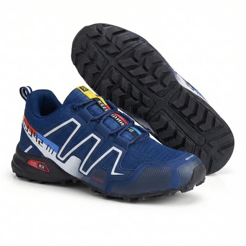 Men's Cushioned Walking Shoes with Grip Sole