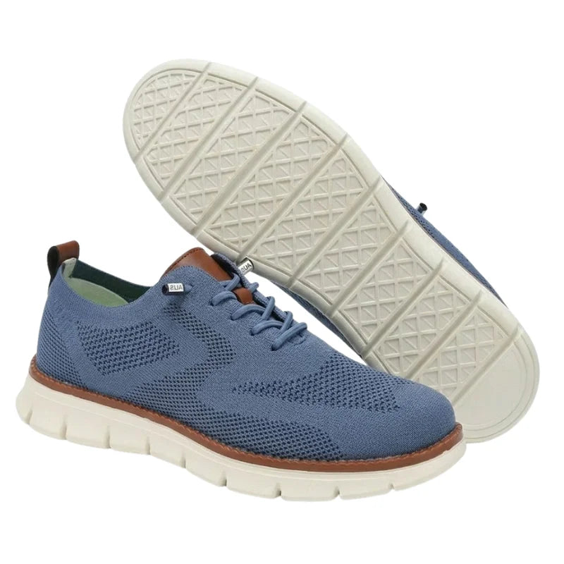 Men's Knit Lace-Up Casual Shoes
