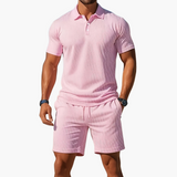 Men's Lightweight Navy Two Piece Set