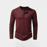 Men's Long Sleeve Henley T-Shirt