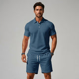 Men's Polo Shirt & Shorts Set