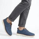 Men's Knit Lace-Up Casual Shoes