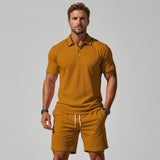 Men's Polo Shirt & Shorts Set