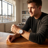 Men's Quartz Watch 43mm Adjustable Strap