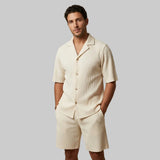 Men's Camp Collar Shirt & Shorts Set