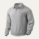 Men's Quarter Zip Lightweight Classic Fit Sweater