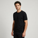 Men's Fine Knit Crew Neck T-Shirt