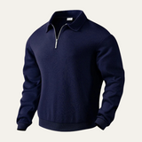 Men's Quarter Zip Lightweight Classic Fit Sweater
