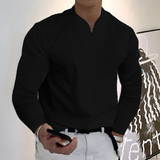 Men's V-Neck Long Sleeve Shirt