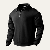 Men's Quarter Zip Lightweight Classic Fit Sweater