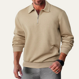 Men's Quarter Zip Lightweight Classic Fit Sweater