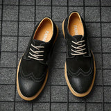 Men's Suede Casual Oxford Shoes