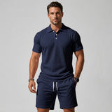Men's Polo Shirt & Shorts Set