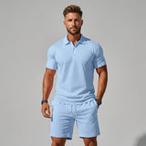 Men's Polo Shirt & Shorts Set