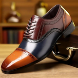 Men's Leather Cap Toe Oxford Shoes