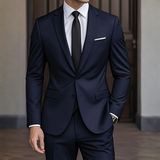 Men's Three-Piece Slim Fit Suit