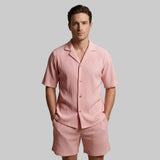 Men's Camp Collar Shirt & Shorts Set