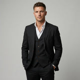 Men's Linen Three-Piece Suit