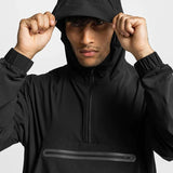Men's Quarter Zip Pullover Hoodie