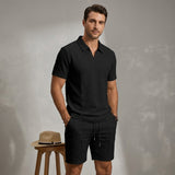 Men's Polo Shirt and Shorts Set