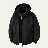 Men's Waterproof Hooded Softshell Rain Jacket