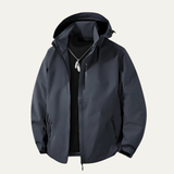 Men's Waterproof Hooded Softshell Rain Jacket