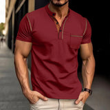 Men's Contrast Trim Polo Shirt