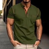 Men's Contrast Trim Polo Shirt