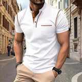 Men's Contrast Trim Polo Shirt