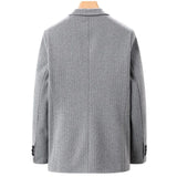 Men's Button Front Knit Overshirt Jacket