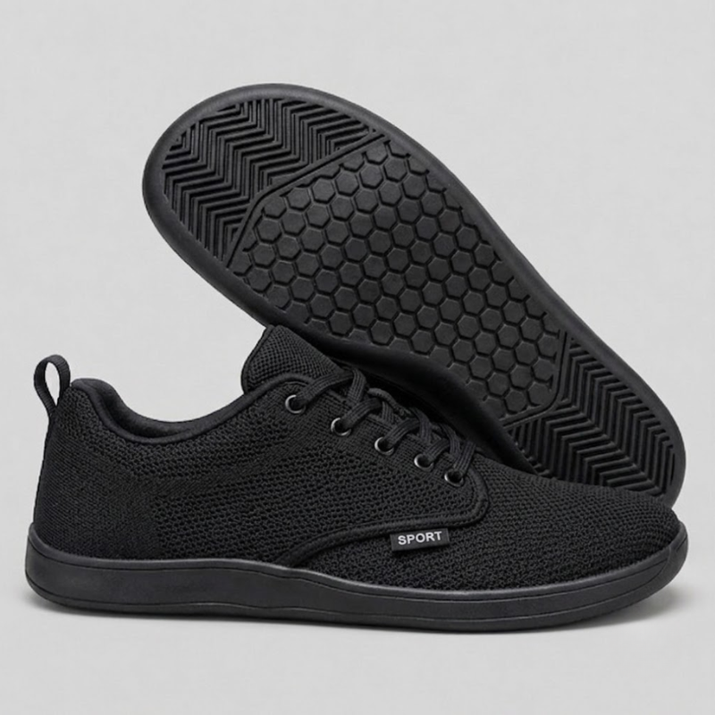 Men's Extra Wide Knitted Comfort Sneakers