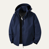 Men's Waterproof Hooded Softshell Rain Jacket