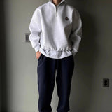 Men's Half Zip Fleece Pullover Sweater