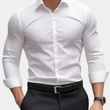 Men's Tailored Button-Up Dress Shirt