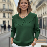 Women's Essential Elegant Green Autumn Jumper