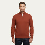 Men's Quarter Zip Sweater with Modern Fit