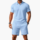Men's Lightweight Navy Two Piece Set