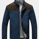 Men's Quilted Zip-Up Jacket