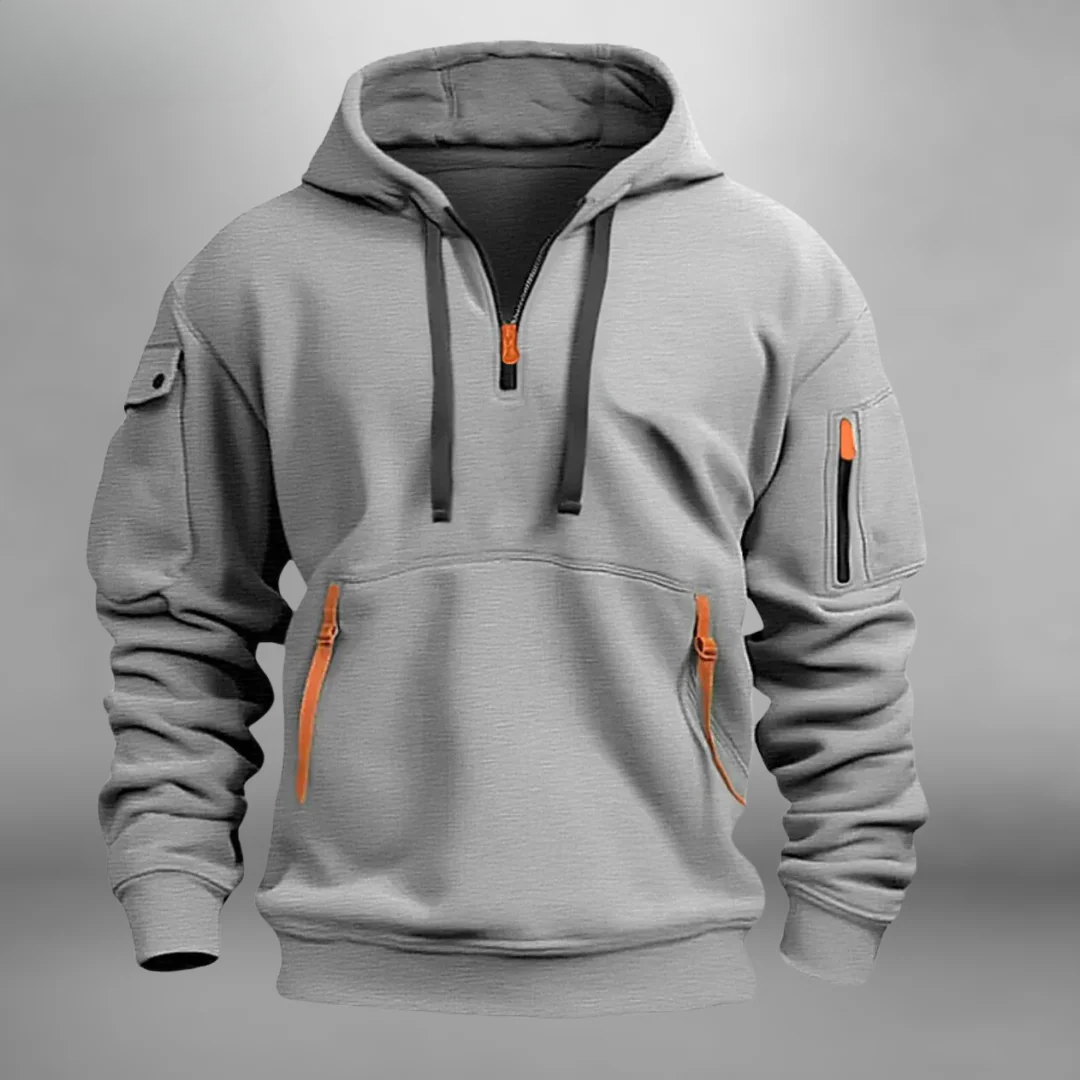 Men's Soft Hooded Sweatshirt with Pockets