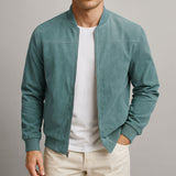 Men's Zip-Up Bomber Jacket